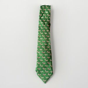 Jos A Banks Miracle Collection Neckties Silk Christmas Dachshunds Gavin Kirby